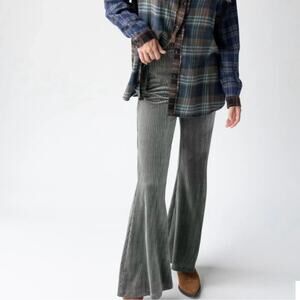 Natural Life Joplin Flare Pant High Rise Velvet M